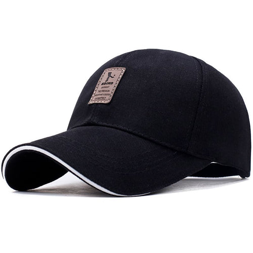 Black and white Cotton Baseball Cap