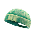 Edinburgh Washed Cotton Distressed Brimless Docker Cap