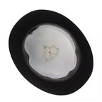 El Havre Black Wool Porkpie Hat