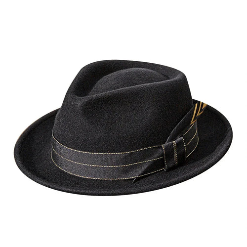 Black Wool Fedora
