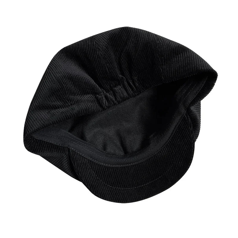 Corduroy Newsboy Cap