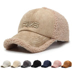 FBXS Winter Fur Cotton Baseball Cap
