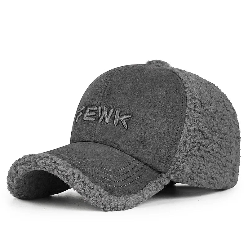 FEWK Winter Fur Baseball Cap