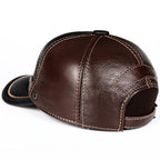 FUM Genuine Leather Baseball Cap