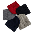 Fallen Leaves Winter Fur Beanie