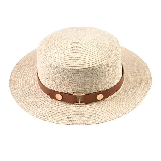 Figueira Summer Straw Boater Hat
