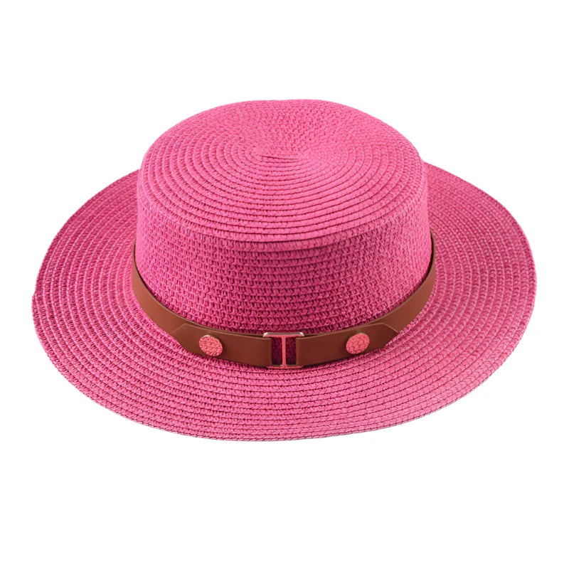 Figueira Summer Straw Boater Hat