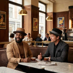 Firenze Ribbon Bicolor Wool Porkpie Hat