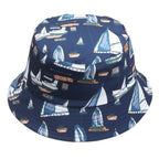 Fisherman Sailboats Bucket Hat