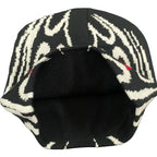 Flaming Star Knitted Beanie