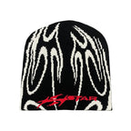 Flaming Star Knitted Beanie