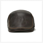 Freiburg Genuine Leather Duckbill Flat Cap