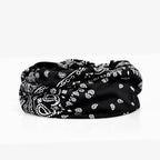 Floral Cashew Cotton Snood Beanie