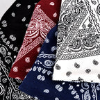 Floral Cashew Cotton Snood Beanie