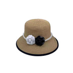 Floral Pearls Summer Women Bucket Hat