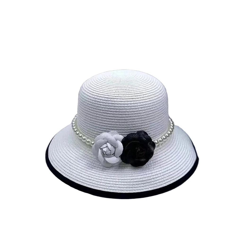 Floral Pearls Summer Women Bucket Hat
