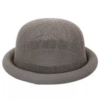 Florence Rolled-Up Brim Bowler Hat