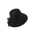 Florida Women Sun Wide Brim Ribbon Bucket Hat