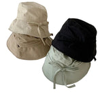 Florida Women Sun Wide Brim Ribbon Bucket Hat