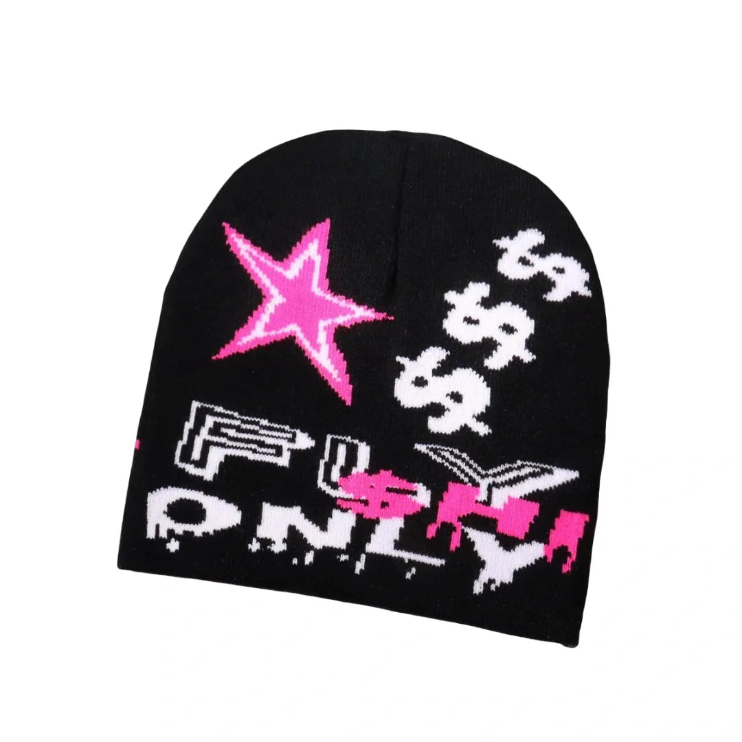 Fly Only Stars Knitted Beanie