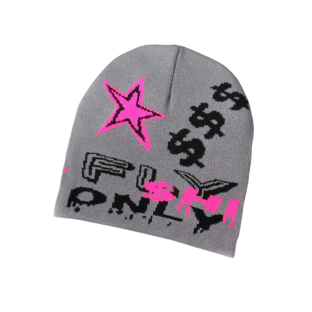 Fly Only Stars Knitted Beanie