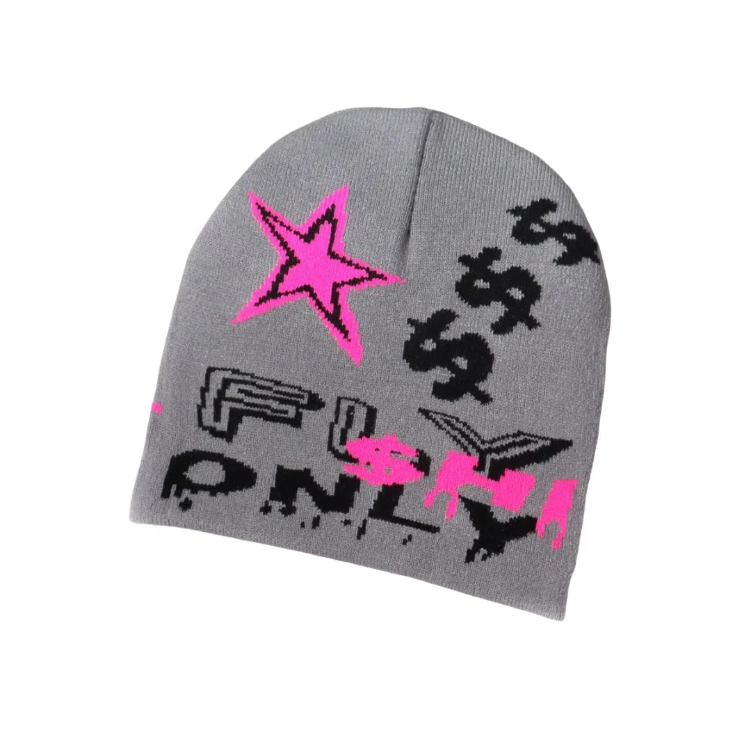 Fly Only Stars Knitted Beanie