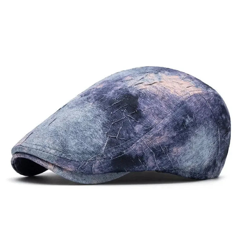 Fournier Paint Stains Cotton Flat Cap