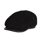 Frampton Genuine Leather Newsboy Cap