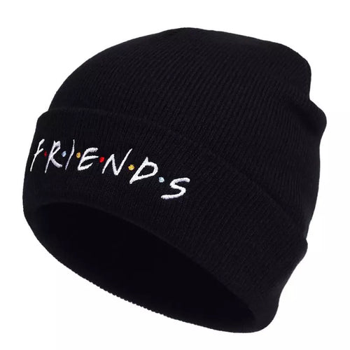 Black Beanie Classic Knit Winter Hat