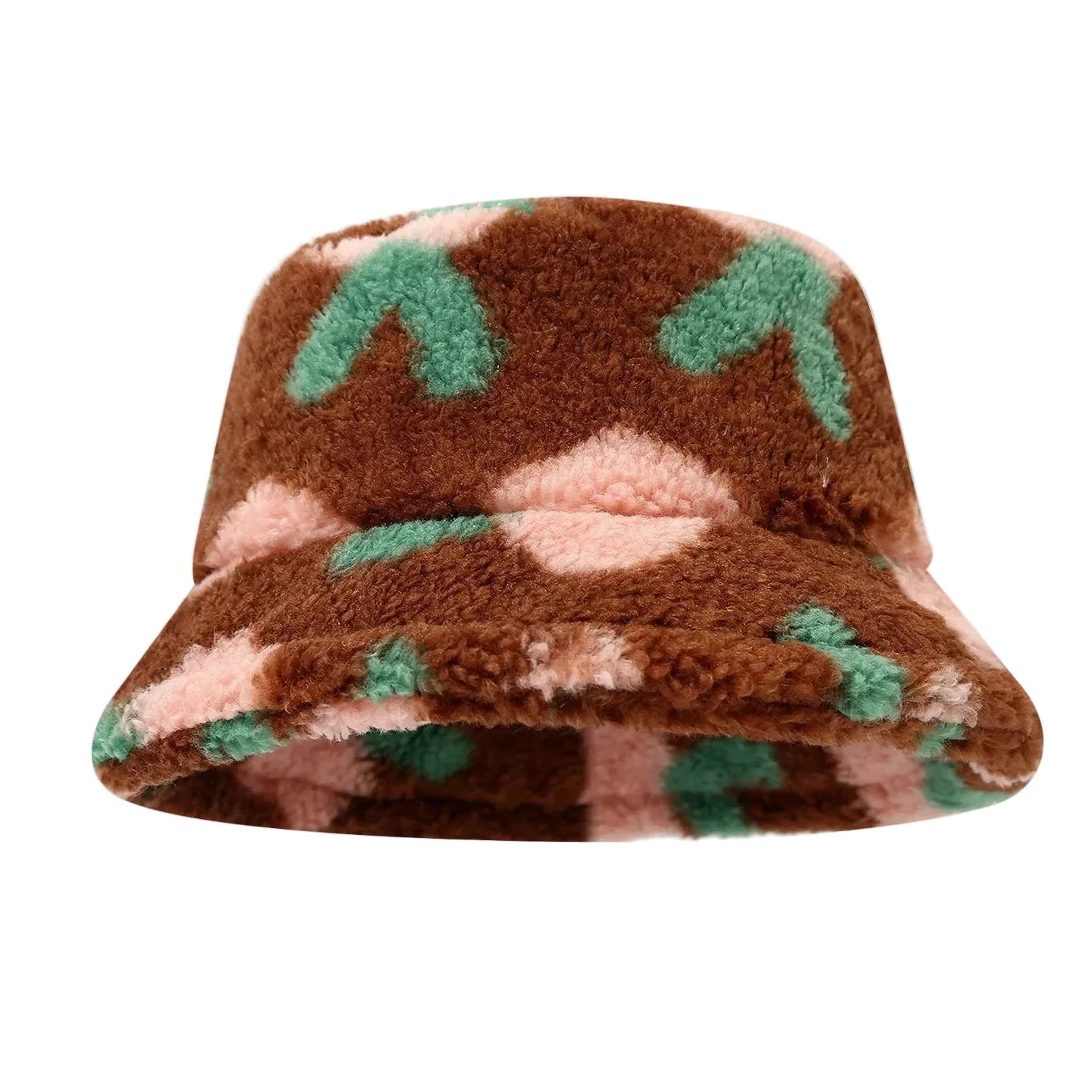 Fruit Cocktail Winter Fur Bucket Hat