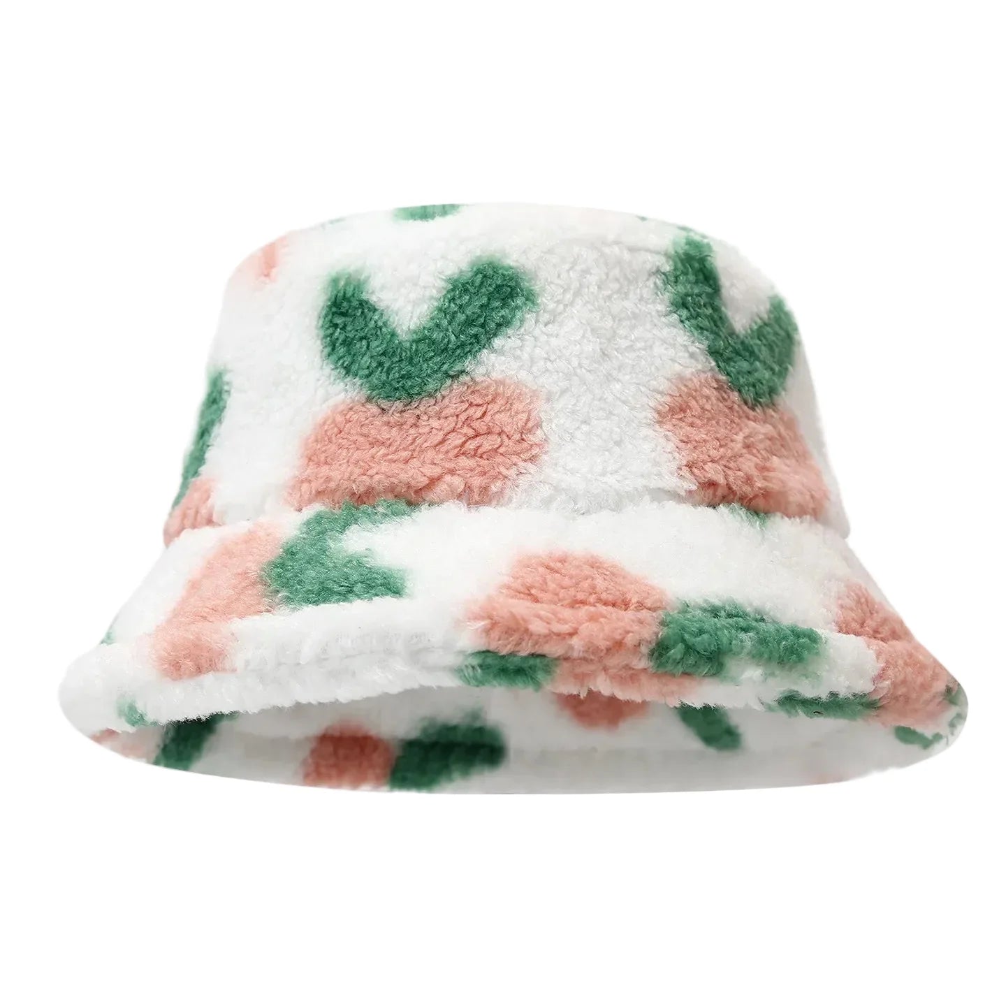 Fruit Cocktail Winter Fur Bucket Hat