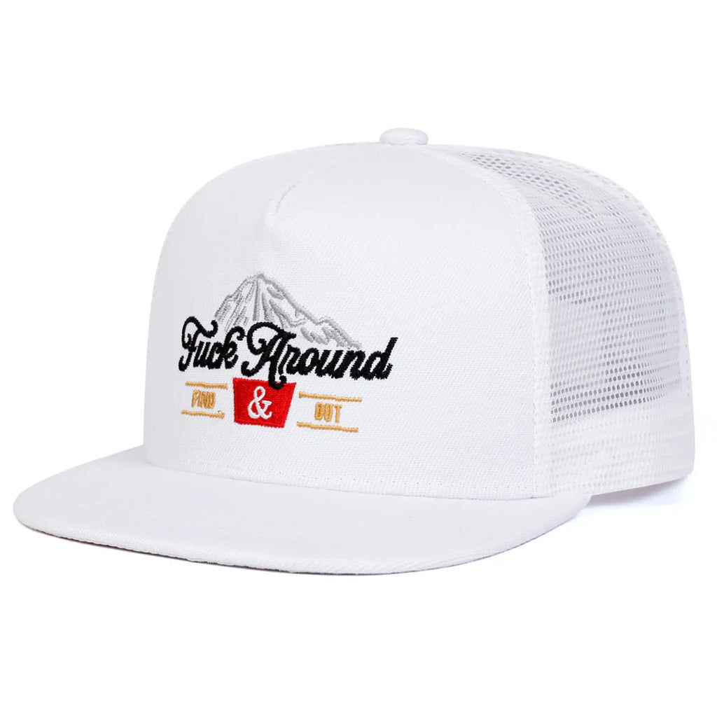 Fuck Around Trucker Snapback Cap