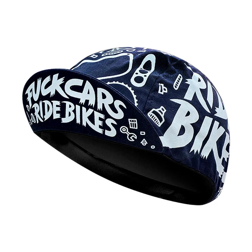 Fuck Cars Ride Bikes Cycling Cap