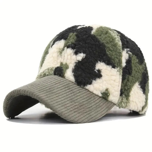 Green Corduroy Baseball Cap