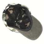 Fur Camouflage Corduroy Baseball Cap