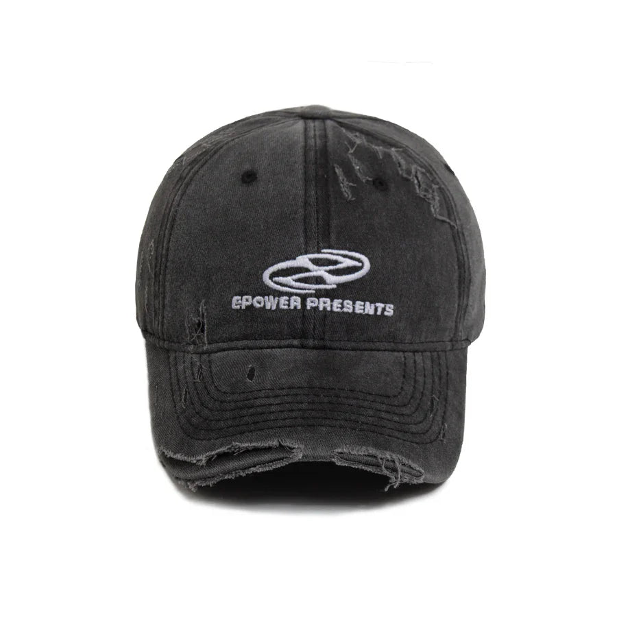 G-Power Presents Distressed Washed Cotton Baseball Cap