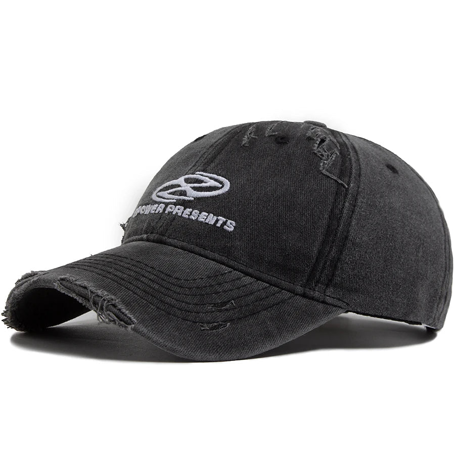 G-Power Presents Distressed Washed Cotton Baseball Cap