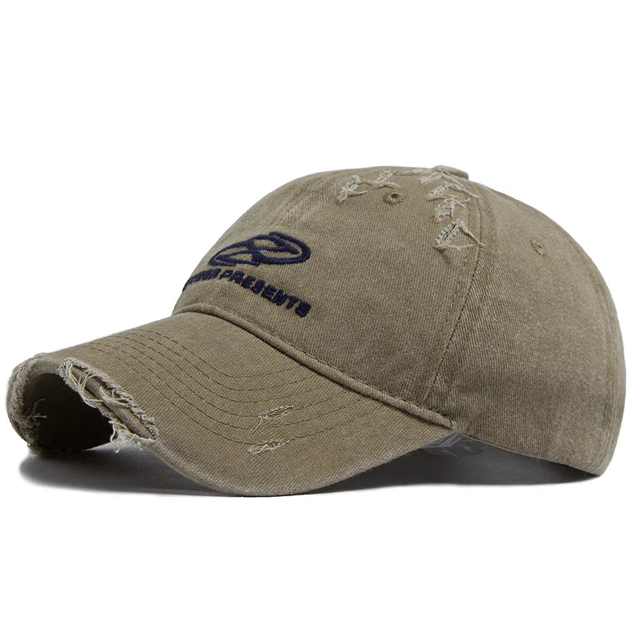 G-Power Presents Distressed Washed Cotton Baseball Cap