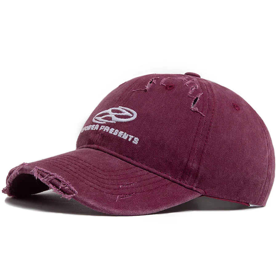 G-Power Presents Distressed Washed Cotton Baseball Cap
