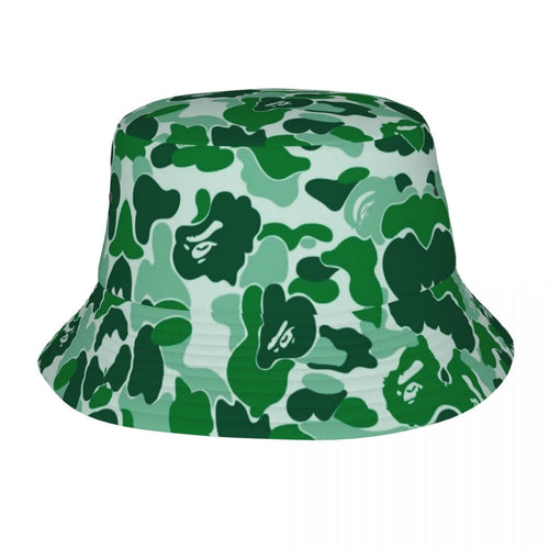 Camouflage Bucket Hat Lightweight Cotton Summer Hat Size 56-59