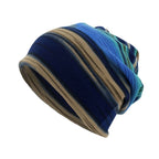 GLTR Colorful Striped Snood Beanie