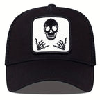 Gangsta Skeleton Trucker Cap