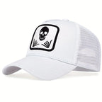 Gangsta Skeleton Trucker Cap