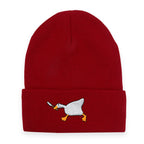 Gangster Goose Knitted Beanie