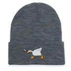 Gangster Goose Knitted Beanie