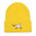 Gangster Goose Knitted Beanie
