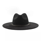 Garret Wide Brim Suede Fedora Hat