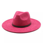 Garret Wide Brim Suede Fedora Hat