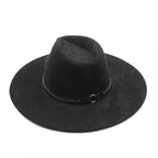 Garret Wide Brim Suede Fedora Hat