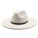 Garret Wide Brim Suede Fedora Hat
